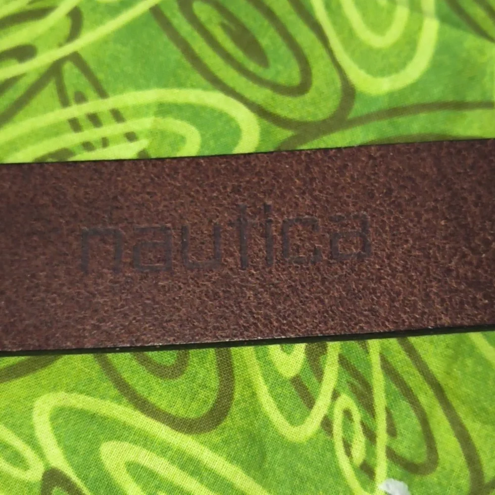 Nautica Italian Full Grain Leather Belt Size 42
